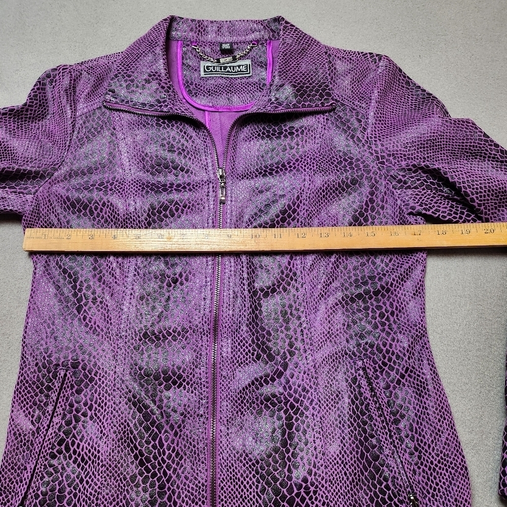 Woman's Snakeskin pattern zip up jacket XS - Picture 9 of 11